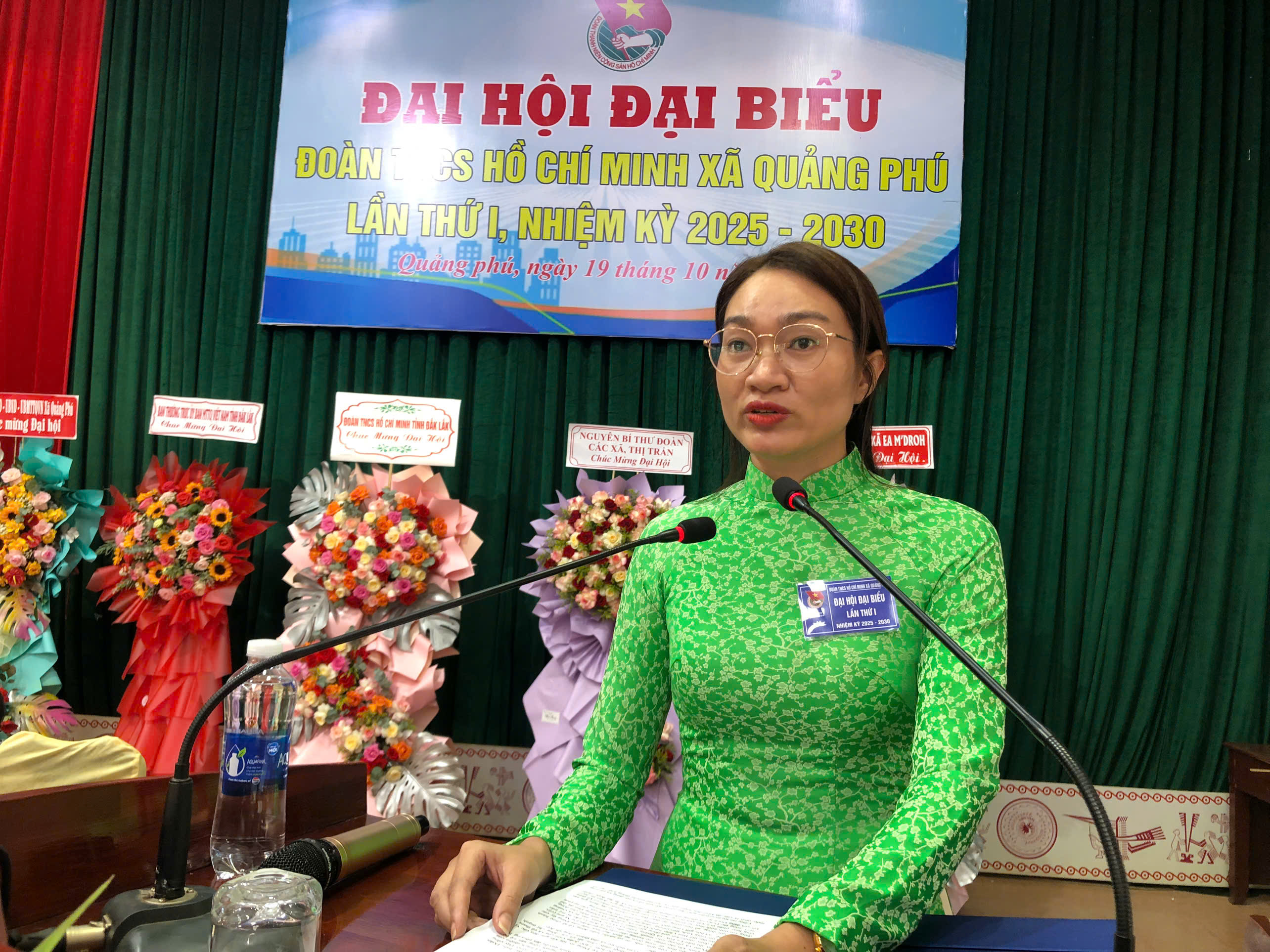 Đại hội đại biểu Đoàn TNCS Hồ Chí Minh xã Quảng Phú lần thứ I (nhiệm kỳ 2025-2030)
